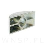Podkładka półksiężyc pod otwór fi 40 mm, ocynk biały - 6