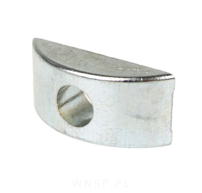 Podkładka półksiężyc pod otwór fi 40 mm, ocynk biały