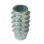 Nakrętka M6 X 20 mm - mufa do drewna typ NC - 4