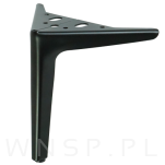 Noga meblowa szpilka typ V 18 CM czarny mat - 4