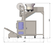 Maszyna, automat pakujący na 2 podajniki + dorzut ręczny - 4