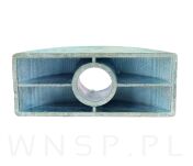 Podkładka Półksiężyc pod otwór fi 35 mm, ocynk biały - 5