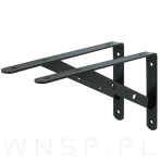 Wspornik 2 sztuki, konsola do półki ściennej, wiszącej 250 x 150 x 25 mm - 6