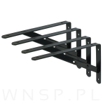 Wspornik 2 sztuki, konsola do półki ściennej, wiszącej 250 x 150 x 25 mm - 8