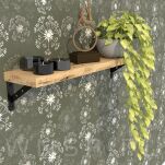 Wspornik 2 sztuki, konsola do półki ściennej, wiszącej 250 x 150 x 25 mm - 3