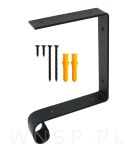 Wspornik do półki podwójnej ściennej z drążkiem 150 x 265 x 40 mm - 5