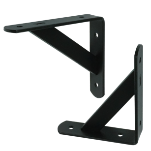 Wspornik do półki ściennej ze wzmocnieniem, 150 x 100 x 25 mm
