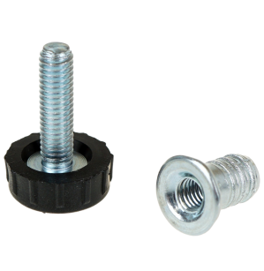 Regulator, stopka meblowa M6 X 27 mm z mufą wbijaną