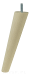 Zestaw nóżki skośne 20 CM, surowe, ze szpilką M8 X 25 MM + Blachy - 9