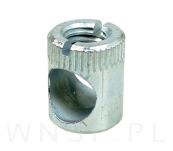 Złącze meblowe do otworu fi 10 mm, 3 elementowe M6 - 6