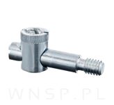 Złącze meblowe do otworu fi 10 mm, 3 elementowe M6 - 11