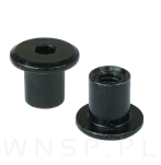 M6 x 10 mm, Nakrętka ericsona, czarny ocynk - 8