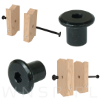 M6 x 10 mm, Nakrętka ericsona, czarny ocynk - 4