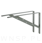 Wspornik, konsola do półki ściennej, wiszącej 400 x 280 x 29 mm - 4