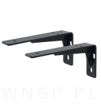 2x Wsporniki wzmocnione, konsola do półki ściennej, wiszącej 20 x 10 cm - 5