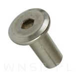 M4 X 12 mm, nakrętka Ericson płaska, stal nierdzewna - 6