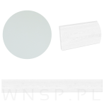 Listwa ścienna, na haczyki lub wieszaki 625 x 80 x 18 mm, biała - 3