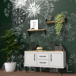 Noga stalowa prosta stożek 18 cm, z blachą montażową, czarna matowa - 5