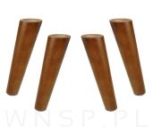 Noga bukowa skośna, stożek 8 cm, orzech - 8