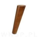Noga bukowa skośna, stożek 8 cm, orzech - 4