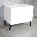 Noga bukowa skośna, stożek 15 cm, czarna - 6