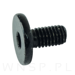 M6 X 12 mm metryczny na imbus 4 mm, czarny - 3