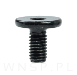 M6 X 12 mm metryczny na imbus 4 mm, czarny - 5