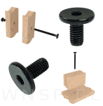 M6 X 12 mm metryczny na imbus 4 mm, czarny - 4