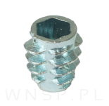 Nakrętka M6 X 13 mm - mufa do drewna typ NC - 2
