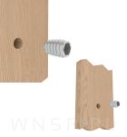 Nakrętka M6 X 13 mm - mufa do drewna typ NC - 7