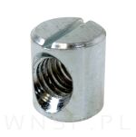 Złącze do łóżka z nakrętką wałeczkową i wkrętem M8X100 mm - 4