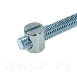 Złącze do łóżka z nakrętką wałeczkową i wkrętem M8X100 mm - 13