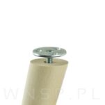 Płytka mocująca fi 40 mm, 3 otworowa, z gwintem M8 - 5