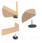 M10 X 15 mm - wbijana wpustka, mufa do drewna - 5
