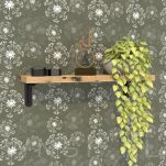 Wspornik do półki ściennej 2 sztuki 260 x 170 mm, czarny - 5