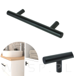 Uchwyt meblowy Rund 96 mm czarny - 2