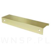 Uchwyt krawędziowy Nicea złoty szczotkowany, rozstaw 128 mm - 7