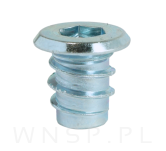 Mufa z gwintem lewostronnym, M6 x 12 mm - 6