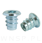 Mufa z gwintem lewostronnym, M6 x 12 mm - 4