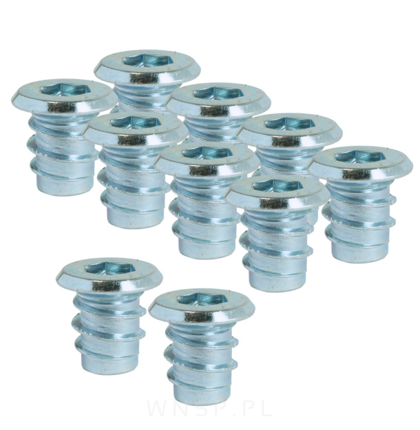 Mufa z gwintem lewostronnym, M6 x 12 mm
