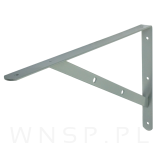 Wspornik 2 sztuki, konsola do półki ściennej, wiszącej 400 x 280 x 25 mm - 4