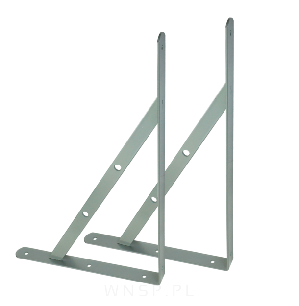 Wspornik 2 sztuki, konsola do półki ściennej, wiszącej 400 x 280 x 25 mm