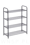 Stojak na buty regał organizer metalowy 4 poziomy loft do przedpokoju - 3