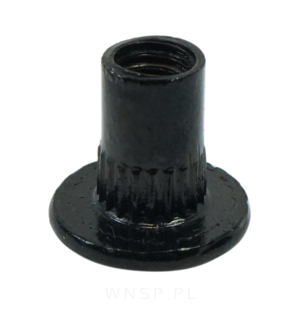 M4 x 8,5 MM, Nakrętka ericsona, bez nacięcia, ocynk czarny