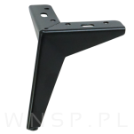 Noga meblowa GWIAZDA 15 cm, czarny mat - 6