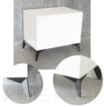 Noga meblowa GWIAZDA 15,5 cm, czarny mat - 3