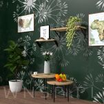 Noga stalowa prosta stożek 40 cm, z blachą montażową, czarna matowa - 4