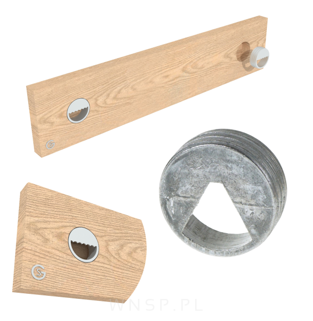 Zawieszka do ścian panelowych i luster