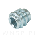 Mufa M6 X 12 mm, wkręcana na imbus - 4