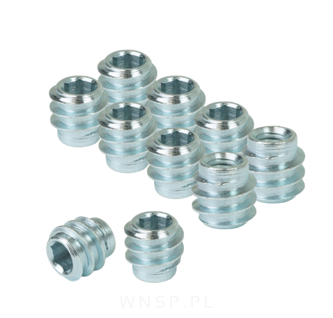 Mufa M6 X 12 mm, wkręcana na imbus